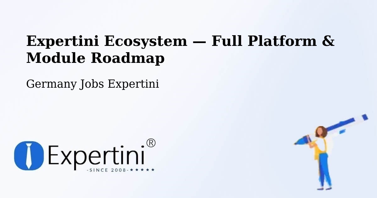 Expertini Ecosystem — Full Platform & Module Roadmap – Tholey
