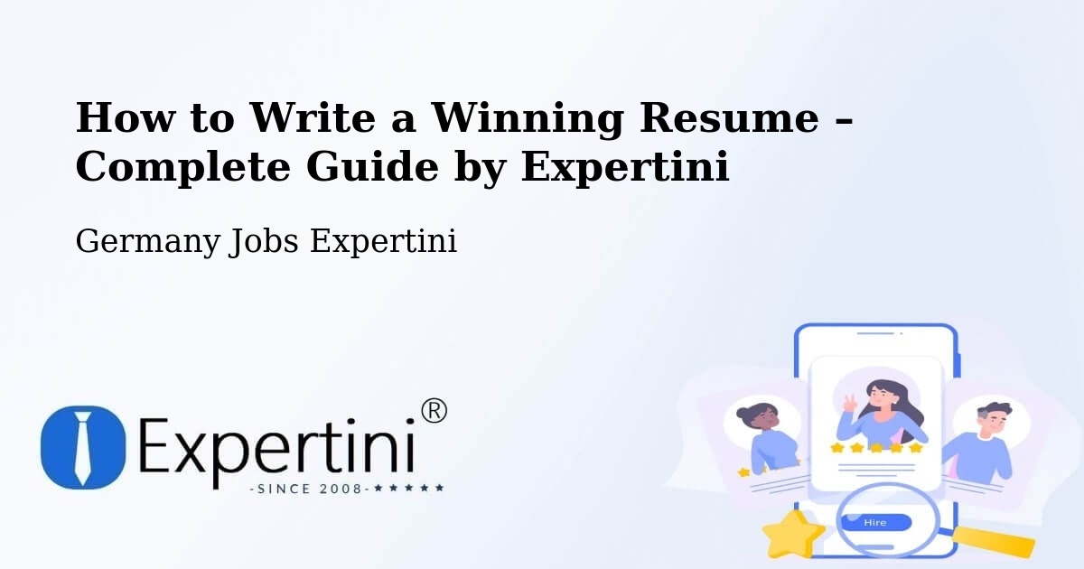 Resume Writing Guide for Job Seekers – Tholey - Tholey, Germany Jobs Expertini