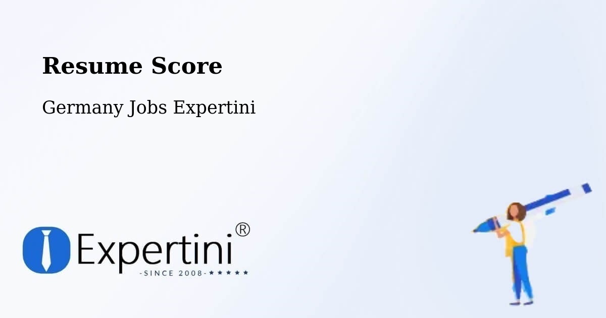 Resume Score & Job Description Match Tool – Tholey - Germany Jobs Expertini