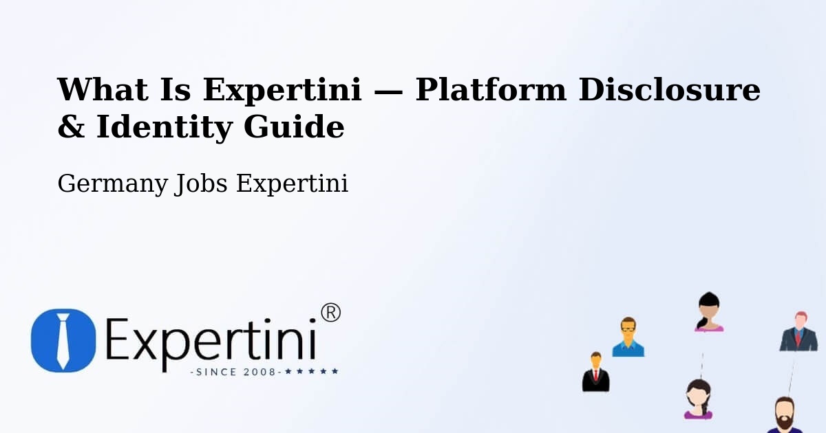 What Is Expertini — Platform Disclosure & Identity Guide – Tholey